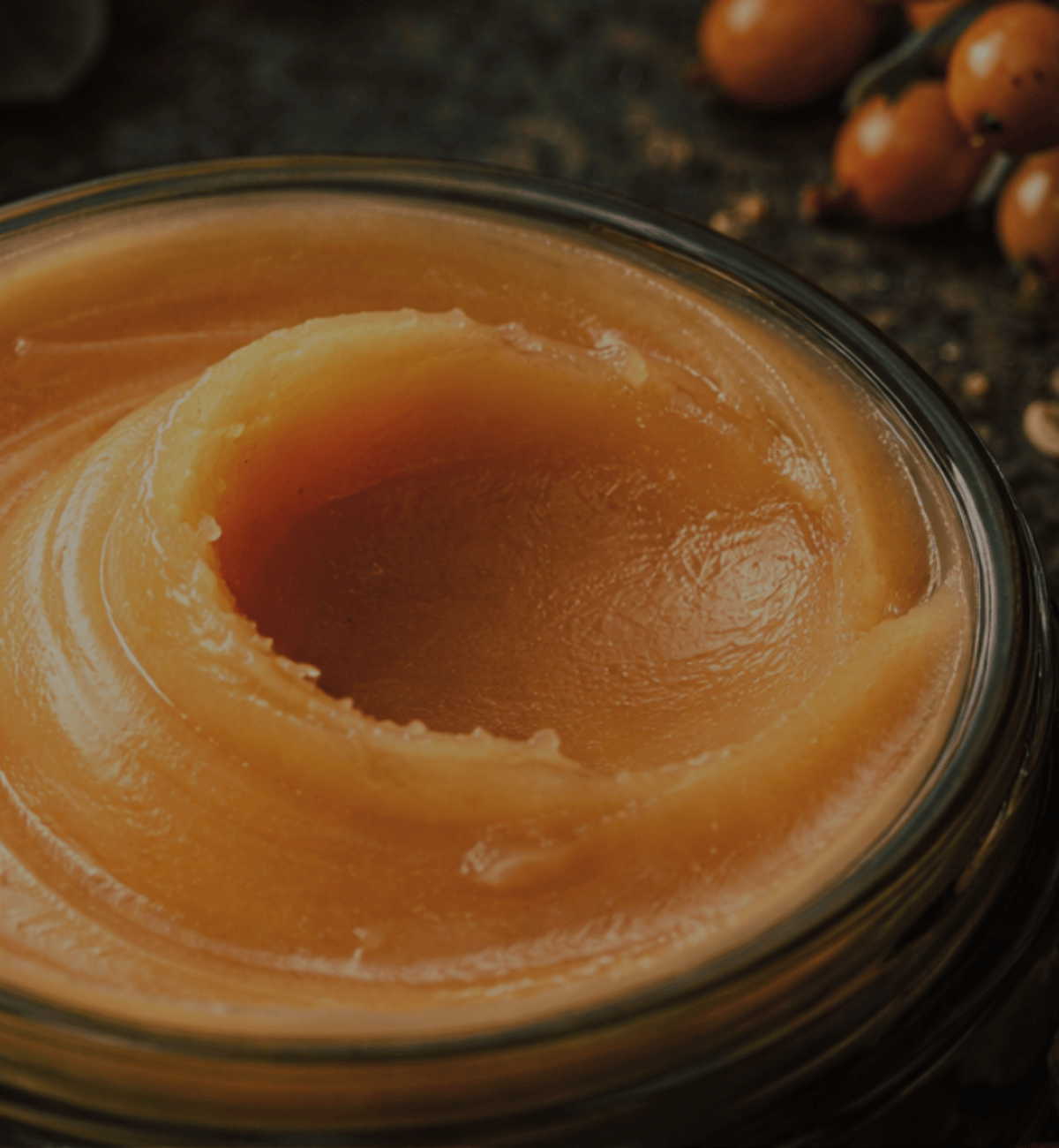 Golden balm texture